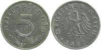 d 2.5 5 Pf 37447D~2.5 5 Pfennig 1947D ss/vz J 374