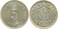  1.2 5 Pf   012n08E~1.2 5 Pfennig  1908E f.stgl. J 012 32,00 EUR Differenzbesteuert nach §25a UstG zzgl. Versand