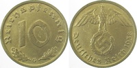 d  36438G~2.2 10 Pfennig  1938G vz- J 364