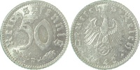 d 37240D~1.8b 50 Pfennig 1940D vz+/min.Korr.Fleck J 372