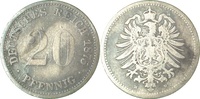     00575H~3.5 20Pfennig  1875H s/ss J 005 32,00 EUR Differenzbesteuert nach §25a UstG zzgl. Versand