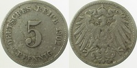 d 3.5 5 Pf 012n02G~3.5 5 Pfennig  1902G s/ss J 012