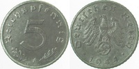 d 2.5 5 Pf 37044A~2.5 5 Pfennig  1944A ss/vz J 370