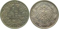 d 01606A~1.5a 0.5 Mark 1906A vz/stgl. Erstabschlag (EA)! ! J 016