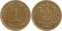 d 1.1 1 Pf 01096F~1.1 1 Pfennig 1896F prfr/stgl J 010