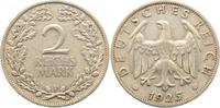 d 2.5 2 RM 32025F~2.5 2 Reichsmark  1925F ss/vz J 320