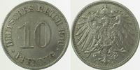     013n10E~2.5 10 Pfennig  1910E ss/vz J 013 10,00 EUR Differenzbesteuert nach §25a UstG zzgl. Versand