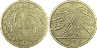 d 31730G~2.8 10 Pfennig 1930G ss+ J 317