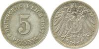 d 2.0 5 Pf 01297E~2.0 5 Pfennig  1897E vz J 012