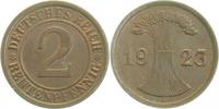 d 1.5 2 Pf 30723A~1.5 2 Pfennig 1923A vz/st J 307