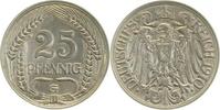 d  01810G~1.5b 25 Pfennig  1910G f.prfr 1 Krätchzerchen J 018