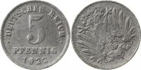  5 Pf   29722G~2.0-S 5 Pfennig  1922G vz mit S160 !!! selten !! J 297 48,00 EUR Differenzbesteuert nach §25a UstG zzgl. Versand