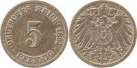 d 3.5 5 Pf 01294F~3.5 5 Pfennig  1894F s/ss J 012