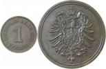  1 Pf   00188A~1.5P 1 Pfennig  1888A f.prfr 2xdopp. Mzz. J 001 19,50 EUR Differenzbesteuert nach §25a UstG zzgl. Versand