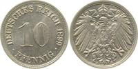 d  01399D~1.5 10 Pfennig  1899D f. prfr !!! J 013