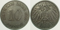     013n09E~2.5 10 Pfennig  1909E ss/vz J 013 9,00 EUR Differenzbesteuert nach §25a UstG zzgl. Versand