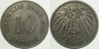 d  013n09E~2.5 10 Pfennig  1909E ss/vz J 013