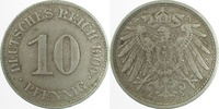     013n09E~3.0 10 Pfennig  1909E ss J 013 3,10 EUR Differenzbesteuert nach §25a UstG zzgl. Versand
