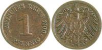d 2.5 1 Pf 010n00G~2.5 1 Pfennig 1900G ss/vz J 010