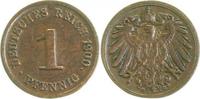 d 2.5 1 Pf 010n00G~2.5 1 Pfennig  1900G ss/vz J 010