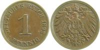 d 1.5 1 Pf 01092J~1.5 1 Pfennig 1892J vz/stgl Licht. Prägung !!! J 010