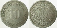 d  01399D~3.2 10 Pfennig  1899D ss- J 013