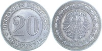 d 00688J~1.1b 20Pfennig 1888J prfr/st WS:tw.deutl. doppelt !!! J 006