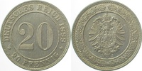     00688J~2.0 20Pfennig  1888J vz J 006 69,00 EUR Differenzbesteuert nach §25a UstG zzgl. Versand