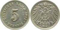 d 2.0 5 Pf 012n11D~2.0 5 Pfennig 1911D vz J 012