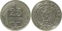d 01809D~1.2 25 Pfennig 1909D prfr. J 018