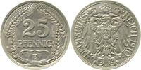 d  01810E~1.2 25 Pfennig  1910E prfr. J 018