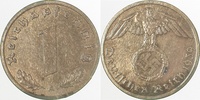 d 1 Pf 36139A~1.0b 1 Pfennig 1939A stgl schöne Patina J 361