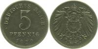 d 5 Pf 29720E~2.0p 5 Pfennig 1920E vz deutlicher St.Riß !! J 297
