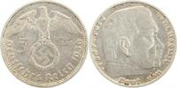 d 2.5 5 RM 36736G~2.5 5 Reichsmark Hindenburg 1936G ss/vz J 367