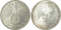 d 1.5 2 RM 36638E~1.5 2 Reichsmark  Hindenburg 1938E vz/st J 366