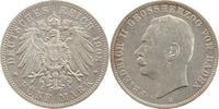     04008G~2.5 5 Mark   1908G Baden ss/vz l.Kr. J 040 74,00 EUR Differenzbesteuert nach §25a UstG zzgl. Versand