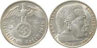 d 1.5 5 RM 36738A~1.5 5 Reichsmark Hindenburg 1938A vz/st J 367