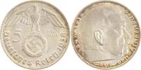 d 1.8 5 RM 36738D~1.8 5 Reichsmark Hindenburg 1938D vz+ J 367