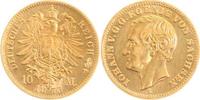 d 1.5 10 Mark 25773E~ Johann Sachsen 1873E vz/st !! 257