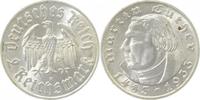 d 1.2 2 RM 35233F~1.2 2 Reichsmark Martin Luther 1933F f. stgl min. Kerbe J 352
