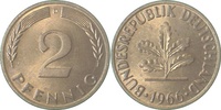  1.0 2 Pf   38166D~1.0 2 Pfennig  1966D stgl J 381 7,50 EUR Differenzbesteuert nach §25a UstG zzgl. Versand