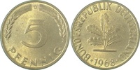 d 0.9 5 Pf 38268G~0.9 5 Pfennig  1968G stgl fein J 382