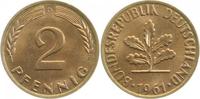  1.2 2 Pf   38161D~1.2 2 Pfennig  1961D bfr J 381 7,50 EUR Differenzbesteuert nach §25a UstG zzgl. Versand