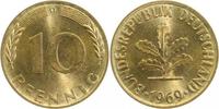     38369D~1.2 10 Pfennig  1969D bfr J 383 3,10 EUR Differenzbesteuert nach §25a UstG zzgl. Versand