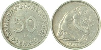 d  37949D~2.5v 50 Pfennig  1949D Variante ss/vz Ngb.1.2