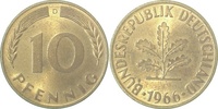 d 38366D~0.9 10 Pfennig 1966D stgl/fein J 383