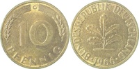 d  38366G~1.2 10 Pfennig  1966G bfr J 383