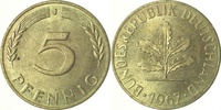  1.0 5 Pf   38267J~1.0 5 Pfennig  1967J stgl J 382 28,00 EUR Differenzbesteuert nach §25a UstG zzgl. Versand