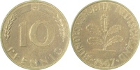 d  38367G~1.8 10 Pfennig  1967G vz+ J 383