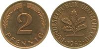  2 Pf   38162G~1.2a 2 Pfennig  1962G bfr Erstabschlag (EA)! ! J 381 14,00 EUR Differenzbesteuert nach §25a UstG zzgl. Versand